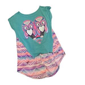 Asymmetric owl shirt  size M